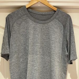 Gray athletic shirt